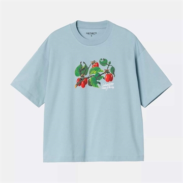 Carhartt WIP W S/s Cream of the crop T-shirt Blue Fog